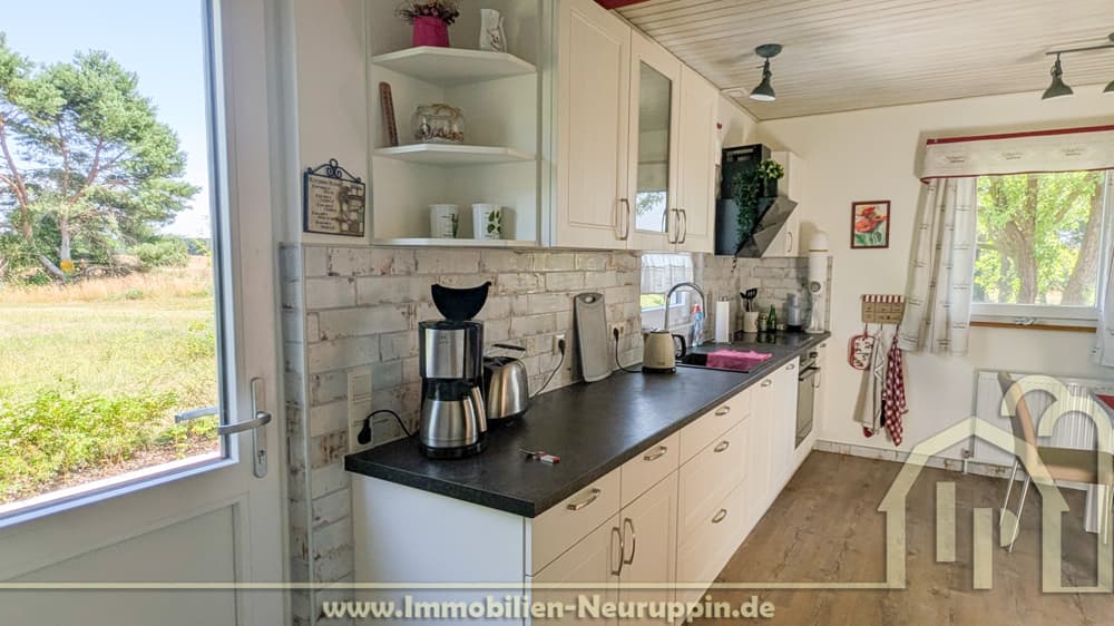 Küche mit Terrasse